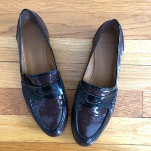 Franco Sarto Patent Leather Loafers
